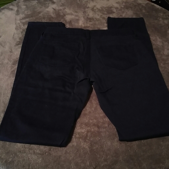 Arizona Navy Slim Fit Straight Pants Size 1 - Picture 4 of 4